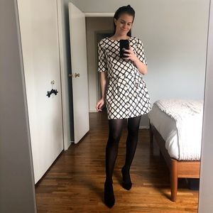 Black and Cream Skirt/Top Set